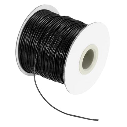 Waxed Cord 1mm Waxed Thread 87 Yard Wax String Leather Cord for Bracelet Making
