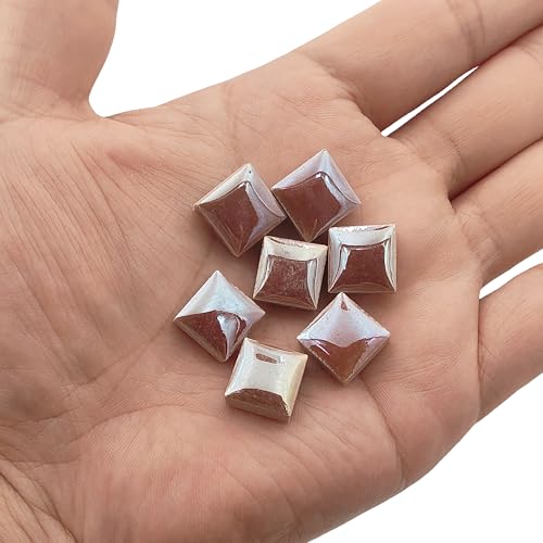 500g 1.1lb Random Color Irregular Ceramics Mosaic Tiles (16 Ounce)