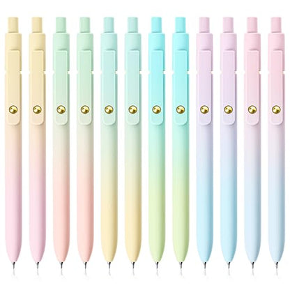 Gel Pens 12 Pcs Fine Point Smooth Writing Pens Cute Pens for Women