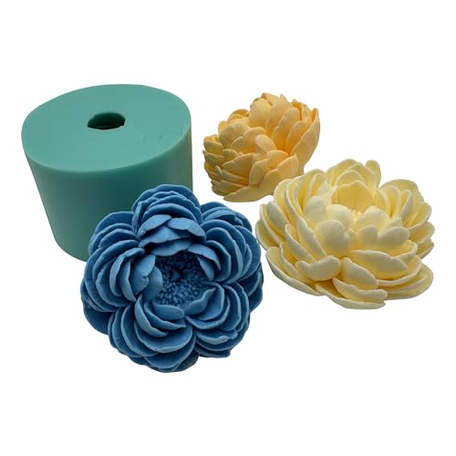 3D Peony Resin Crystal Epoxy Silicone Mold