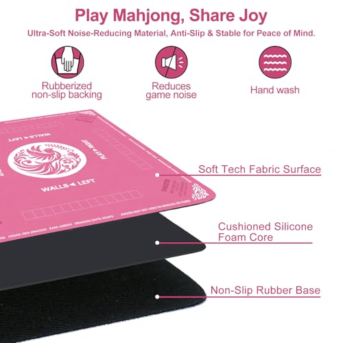 Mahjong Mat with Carrying Bag
