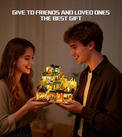 DIY Miniature House Kit for Adults