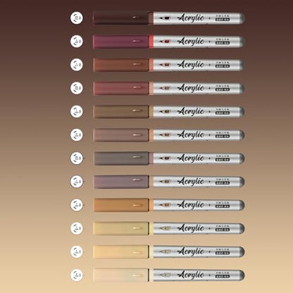 Brown Acrylic Paint Pens