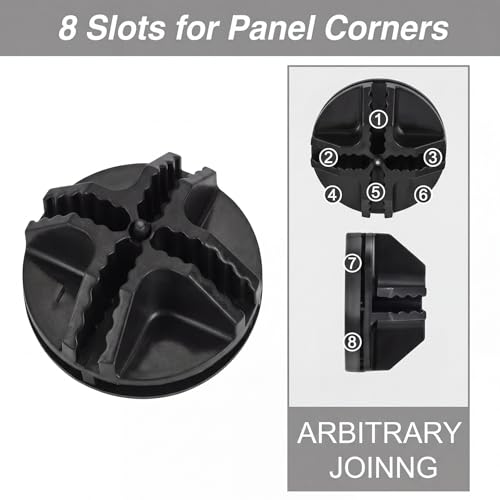 32 Pieces Cube Connectors Plastic Storage Wire Cube Organizer ABS Connectors for Modular Closet Storage Organizer and Wire Shelf (32 Count)
