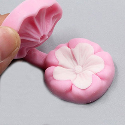 Cherry Blossom Silicone Fondant Cake Mold Flower Cake Design Moulds Chocolate Icing Candy Decorating Mould