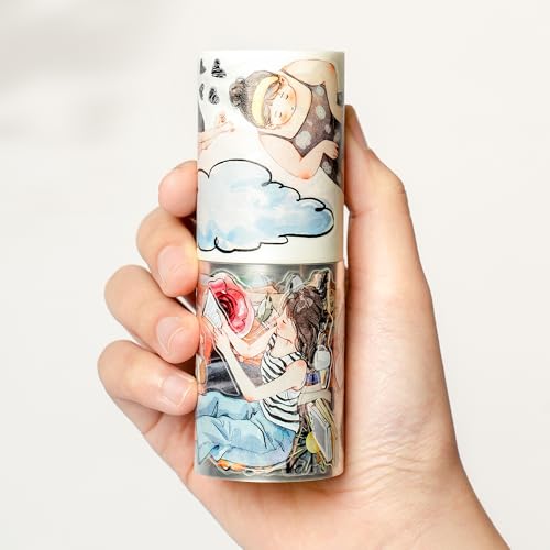 Pre Cut Leisurely Days PET Tape Roll (17.06 Foot)