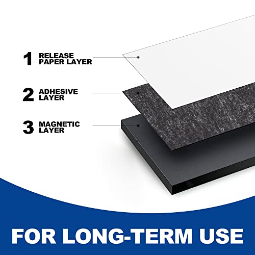 Magnetic Strips with Adhesive Backing 3 Pack