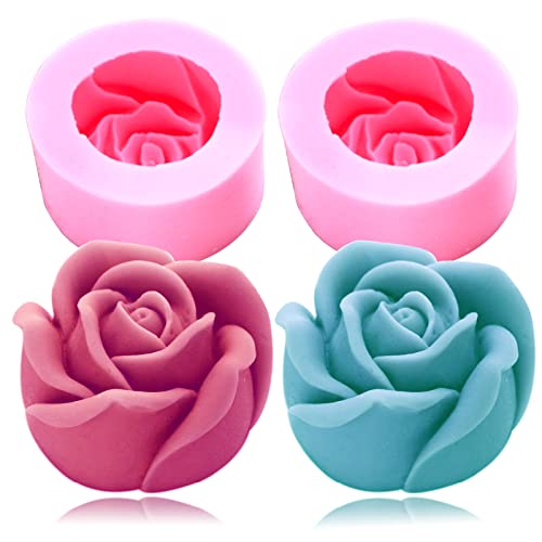 3D Rose Silicone Molds