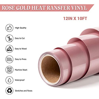 Rose Gold Heat Transfer Vinyl