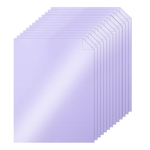 40 Sheets Purple Shimmer Cardstock 8.5 x 11 Crafts Paper 75lb (40 Count)