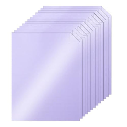 40 Sheets Purple Shimmer Cardstock 8.5 x 11 Crafts Paper 75lb (40 Count)
