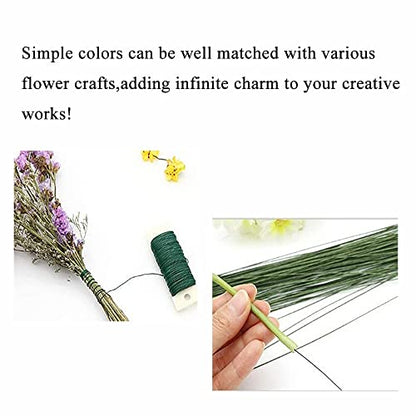 22Gauge Silver Flexible Metal Floral Wire (345 Foot)
