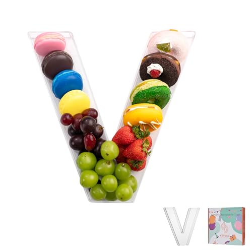 11" Clear Acrylic Letter & Number Charcuterie Tray
