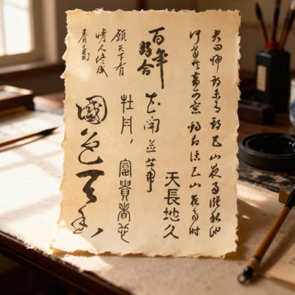 A4 Reusable Chinese Calligraphy Stencil for Painting