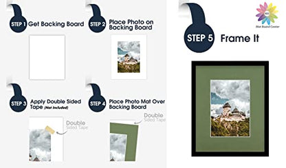 Mat Board Center 10 Pack 8x10 Photo Mats for 5x7 Picture