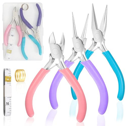 3 Pack Jewelry Pliers Set (3 Count)