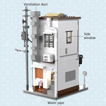 Master C66006W Japanese Bun House Building Set