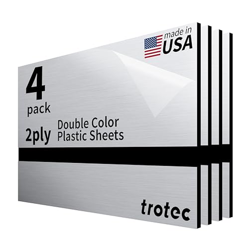 Metallic Looking Acrylic Sheet (4 Count)