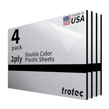Metallic Looking Acrylic Sheet (4 Count)