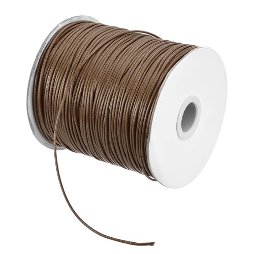 Waxed Cord 1.5mm Waxed Polyester Cord 175 Yard Wax String for Bracelet Making