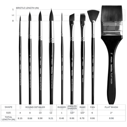 Watercolor Brush Set