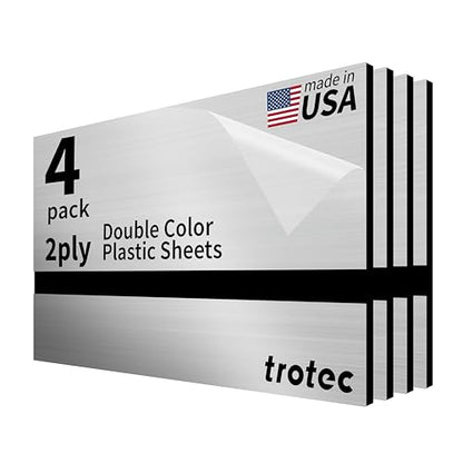 Metallic Looking Acrylic Sheet (4 Count)