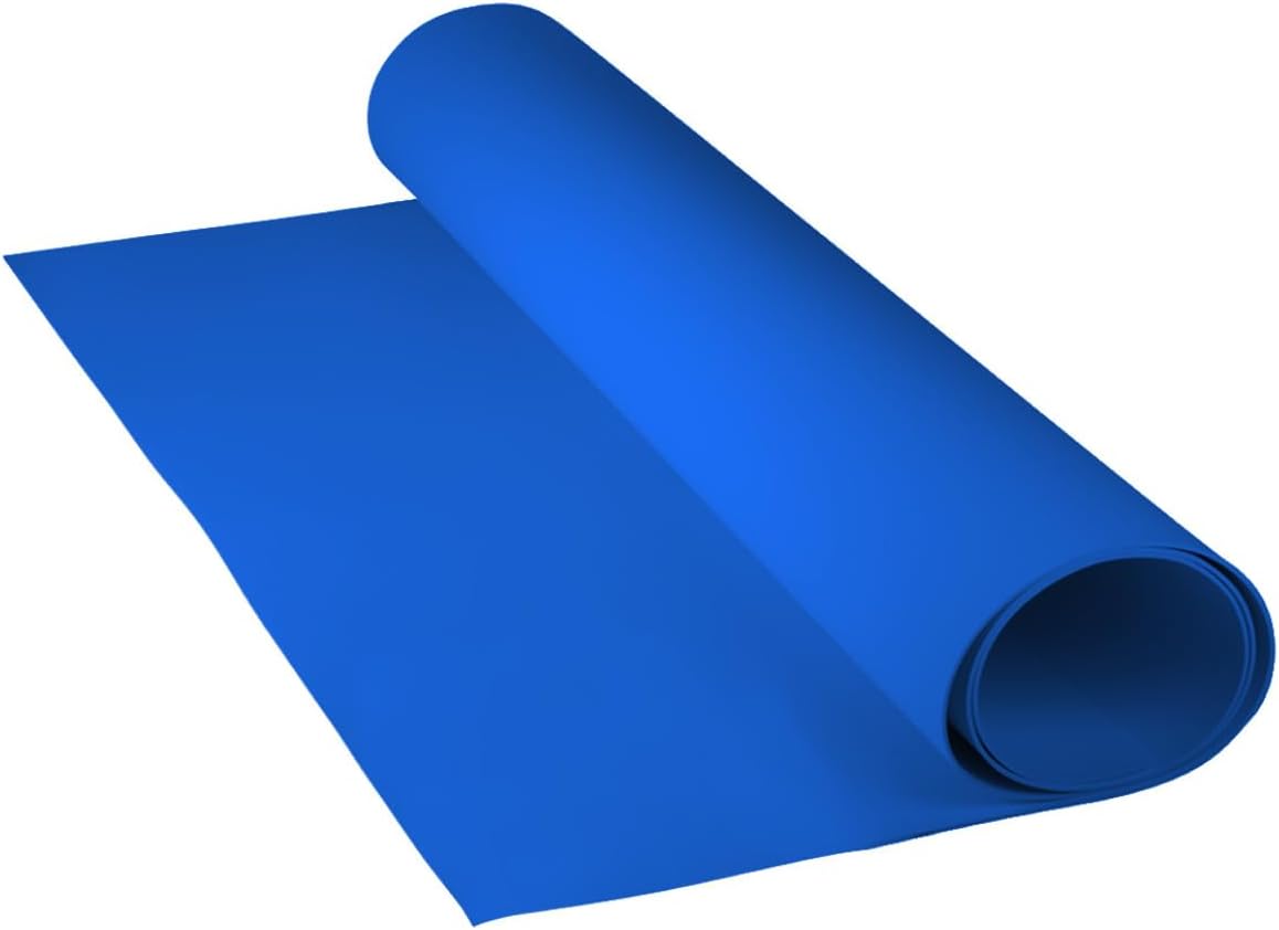 LotusFoam Large 3mm EVA Foam Sheet - 44"x 85" High Density Foam 130 kg/m3 for Cosplay, Costumes, Crafts, Flooring, Outdoor Use - 35 Colors (Sky Blue) - Sky Blue - Crafty Corner