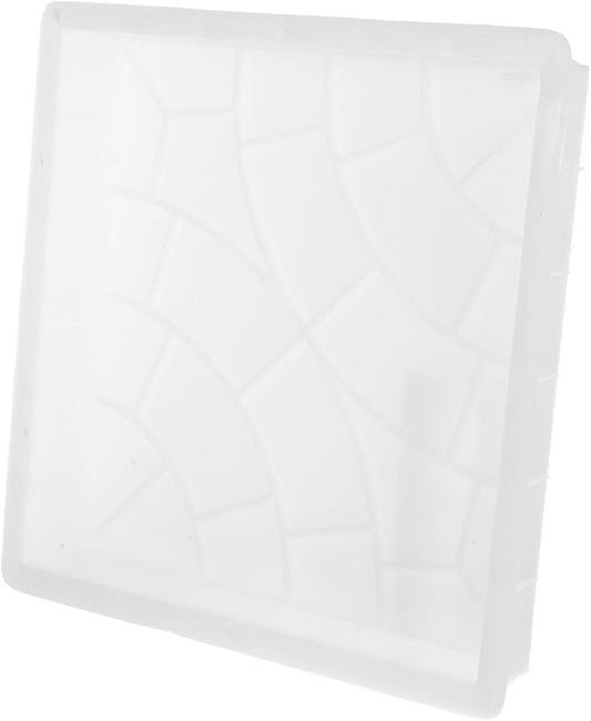 Toyvian Reusable Concrete Pavement Mold for Garden Stepping Stones Plastic Diy Paver Mold for Pathways Patios and Courtyards Easy to Install and Maintain