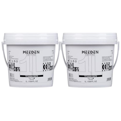 Titanium White Acrylic Paint (33.8 Fl Oz)