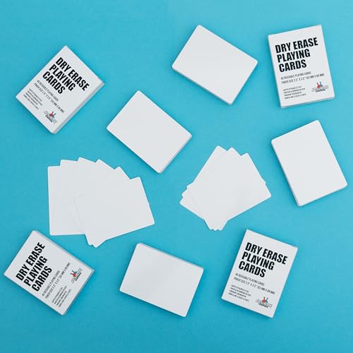 Dry Erase Blank Playing Cards