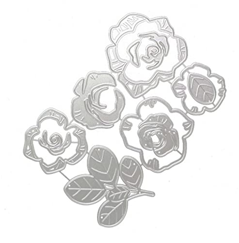 Cutting Dies Metal Stencils Scrapbooking Tools Flowers Lace Frame DIY Embossing Template for Paper Card Making Album Arts Crafts Supplies