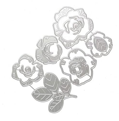 Cutting Dies Metal Stencils Scrapbooking Tools Flowers Lace Frame DIY Embossing Template for Paper Card Making Album Arts Crafts Supplies