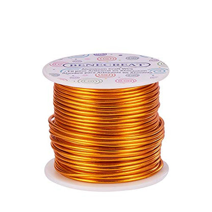 18 Gauge Jewelry Craft Aluminum Wire 492 Feet Bendable Metal Sculpting Wire for Craft Floral Model Skeleton Making (492 Foot)