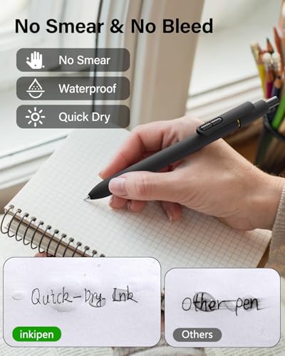 8 Pcs Gel Pens with Fidget Clip (8 Count)