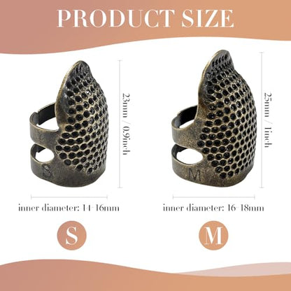 4Pcs Sewing Thimbles