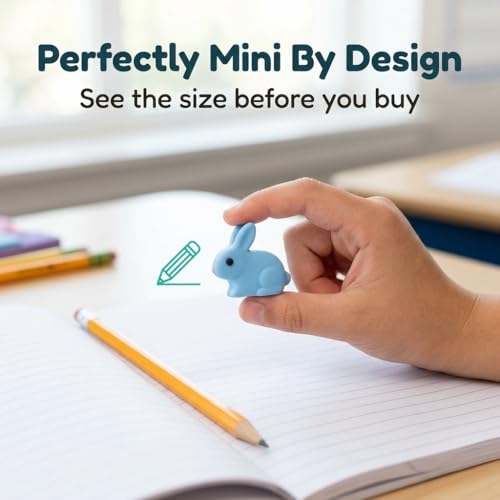 DIY Clay Cute Mini Animal Eraser Kit for Kids Ages 4