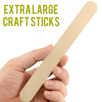 8" Jumbo Craft Sticks (300 Count)