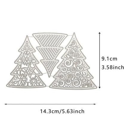 Metal Cutting Dies DIY Merry Christams Embossing Stencil Template Scrapbooking Card Making Mold Photo Album Arts Crafts Tools