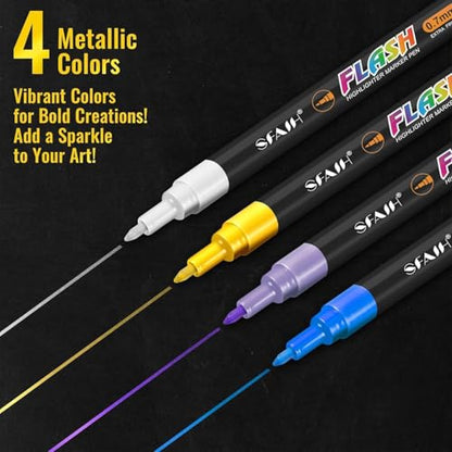 Liquid Chalk Markers for Blackboard (24 Count)
