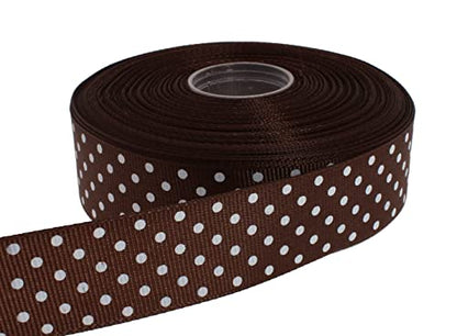 Polka Dot Grosgrain Ribbon 25 Yard Each Roll 100% Polyester