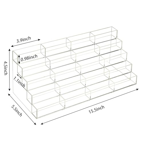 20 Slots Acrylic Business Card Holder