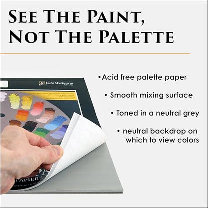 Grey Matters Disposable Paper Palette 12” x 16” (2 Count)