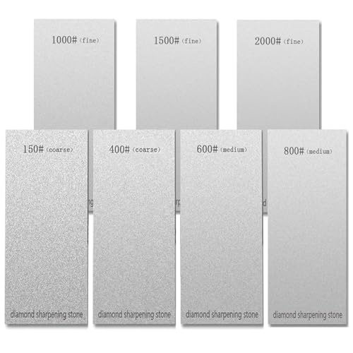 Diamond Sharpening Stone Set (7 Count)