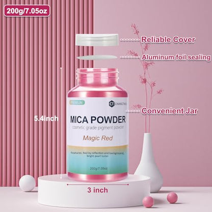 Mica Powder 7.05OZ（200g） (7.0548 Ounce)