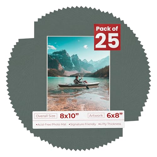 6x8 Mat for 8x10 Frame (25 Count)
