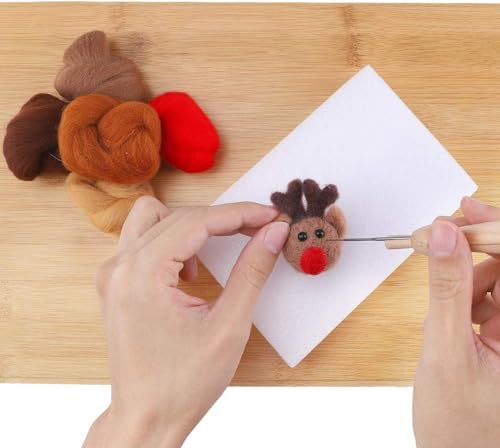 100 Colors Needle Felting Wool Roving