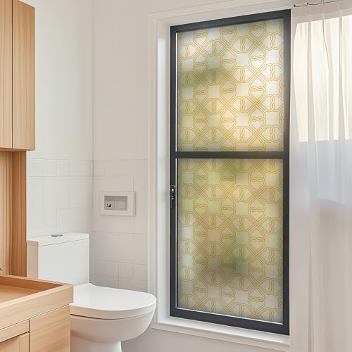 Celtic Knot Seamless Pattern Full Privacy Window Film 17.7'' x 78.7''