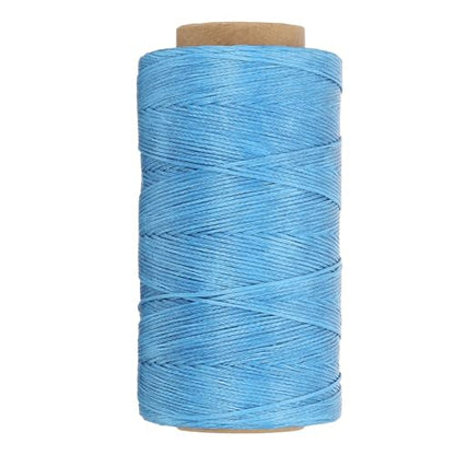 284 Yard Flat Waxed Thread 150D 1mm Leather Sewing Cord for Repairing Shoes Bags Wallets Jewelry Making DIY Leather Craft