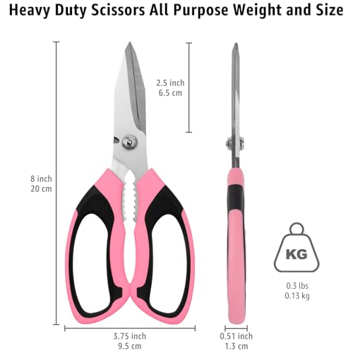 Utility Scissors All Purpose heavy duty 8