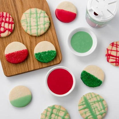 Sprinkles 6 Cell Edible Sprinkle Mix Jimmies Perfect for Cake Decorations Baking Ice Cream Cookies Cupcake Topper (2.75 Ounce)